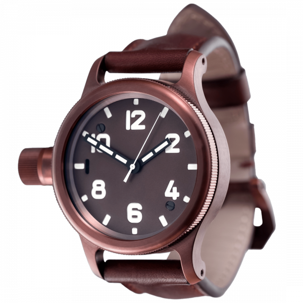 Часы AGAT Эстет 46 мм, коричневый - Изображение 3