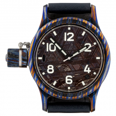 Часы АГАТ 295 Титано-Циркониевый Дамаск 46 мм Метеорит Муонионалуста термообработанный