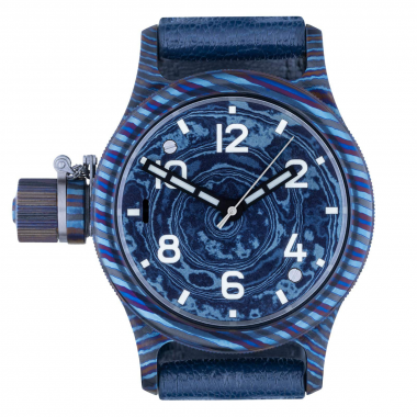 Часы АГАТ 295 Титано-Циркониевый Дамаск 46 мм циферблат Титановый Дамаск Роза